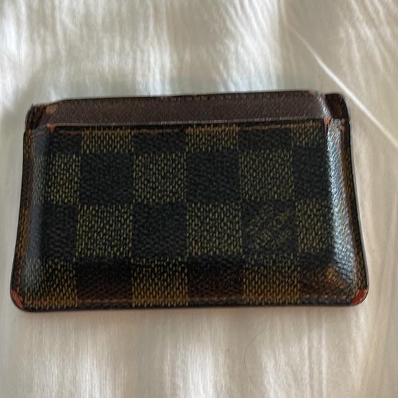 LOUIS VUITTON Damier Graphite Neo Porte Cartes Card Holder $290